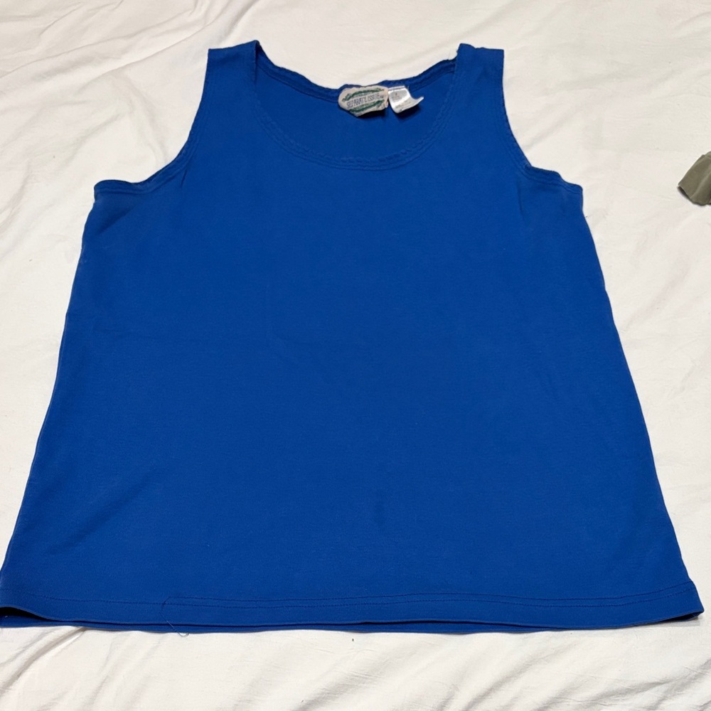 Vintage Royal Blue Tank Top